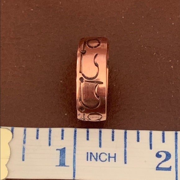 Etched Copper Ring - Picture 9 of 9
